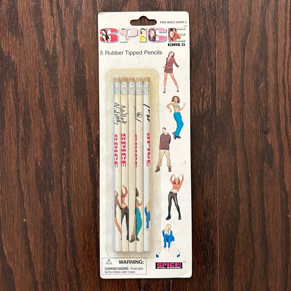 Vintage 1990's Spice Girls Pencil Set | Never Opened | Millennial Gift Idea - Picture 3 of 5